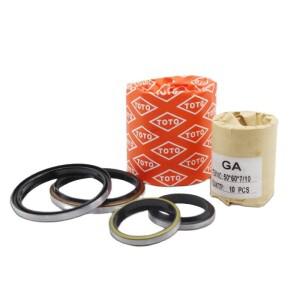 GA DKB 다리미 쉘 방진 오일 도장 고온 내성 유압  씰링 링 10 개