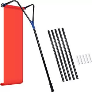 FIXM 6-2피트 높이의 지붕 눈갈퀴 9 밀링 커터와 3 휠 포함 튼튼한 및 단층 슬라이드 제설 도구