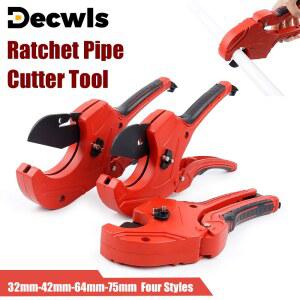 PVC 파이프 가위 mm 래칫 호스 커터 가정용 수동 절단 도구 PPR PP PE 플라스틱 파이프에 적합 고강도 합금 소재 편안한 그립 SBRCM