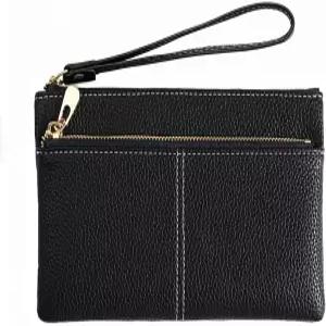 여성용 손목시계 클러치 지갑 LJCZKA 가죽 휴대폰 신용카드 홀더 손목끈 포함