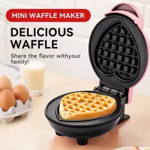 가정용 전기 와플메이커 미니 와플 제조기 간편 홈카페 크로플 샌드위치 기계 와플메이커