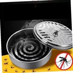 해충퇴치 모기향 보관함 스테인리스 받침 야외활동 캠핑장비 벌레방지 안전연소