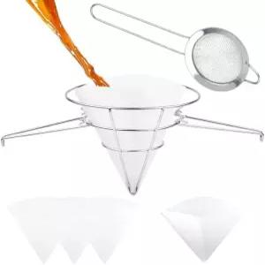 메이플 시럽 만들기 키트 1PCS 필터 콘 스푼 홀더