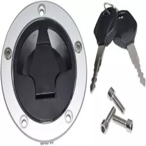 가와사키 닌자 Z800 ZX6R ABS용 CNC 알루미늄 모터사이클 연료 캡 탱크 커버 잠금 장치 2007-2015