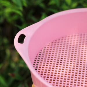 정원 사각형 구멍 토양 체 플라스틱 3mm 홈 필터 및 석재 입자