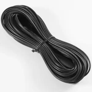 FLYZZZ 스크린 스플라인 0.140 x 25피트 방충망/방충망 문 수리용 원형 블랙 일반 홈 폭 0.134 -0.146 에