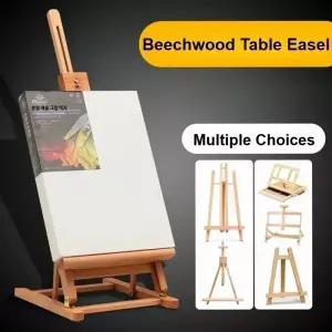 원목 소재 각도 조절 가능 아티스트용 미니 휴대용 나무 탁상용 이젤 미술용품 스탠드
