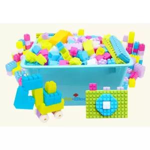 반원 삼각 사각 지붕블록 300p 유아 아이 어린이 4세