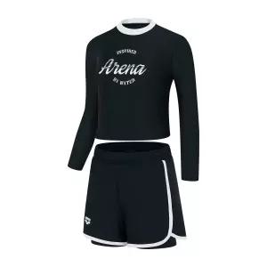 매장정품 ARENA 아레나 유스풀 여아 래쉬가드 세트 A5BG1GS81BLK 1373200