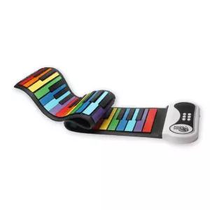 49키 어린이 접이식 휴대 컬러 키보드 딩동댕동 음악