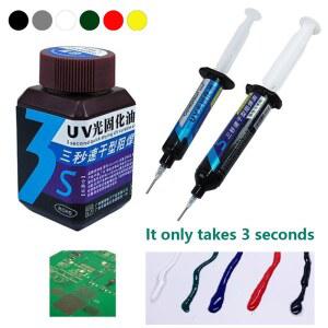 초 빠른 건조 UV PCB BGA 솔더 저항 경화 솔더링 그레이트 마스트 수리 페인트 마스크 SVD1D