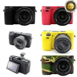 소니 알파 A6000 카메라 용 실리콘 갑옷 스킨 케이스 가방 바디 커버 보호대