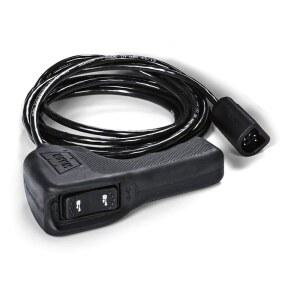 경고 83665 인체공학적 그립과 12인치 커넥터 케이블이 있는 핸드헬드 플러그인 트럭 윈치 리모컨