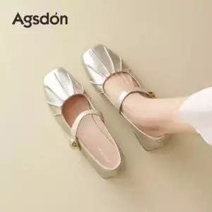 SMK 스트랩힐 메리제인슈즈 슈즈 통굽 펌프스 여성신발 힐펌프스 프렌치 JEN1