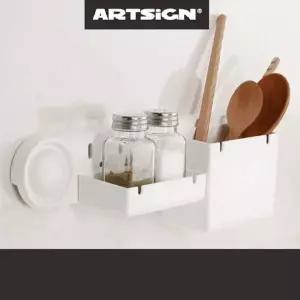 [골드스마일]욕실 수납함 주방 정리대 다용도 보관함 화이트