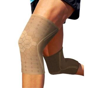 스파르토스 무릎 압박 슬리브 바이 (페어) u2013 스포츠, 러닝, 남녀용 보호대 - 걷기 사이클링 테니스 운동 사이즈 차트 확인 (베이지-S, 7-8 u2033 허벅지)