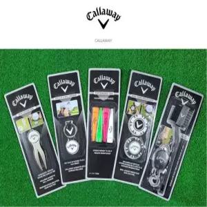 캘러웨이 디봇툴 볼마커 플라스틱티 클럽 청소 브러쉬 골프티 햇클립