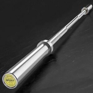 역도용 7FT 바벨, 파워 팅 홈 짐, 스쿼트용 1000파운드 용량 근력 훈련 웨이트 바, 데드 트, 프레스, 행, 컬, 45파운드, 플레이트에 장착 가능한 2파운드