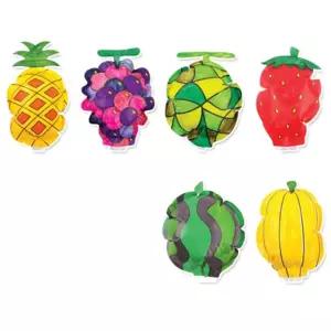 컬러룬 과일 6종 세트 컬러룬오뚝이 복주머니 학습용