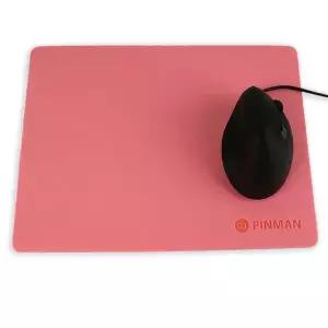 [골드스마일]마우스패드 핑크 가죽 장패드 패드 데스크 마우스매트
