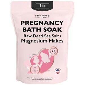 아로마송 사해 목욕물 5파운드 - 무향 순수 마그네슘 플레이크 & 미네랄 및 산후 근육통과 다리 불편함 엡섬 소금보다 흡수력이 뛰어납니다 (포장은 다를