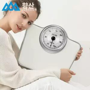 아날로그 저울 체중계 다이어트 디자인 스케일 160kg 헬스장