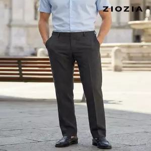 [지오지아]솔리드 차콜그레이 정장팬츠 (ABE2SP1202_CGR)