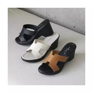 hch lef780 통굽웨지슬리퍼 굽높이7cm