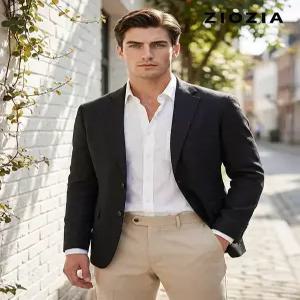 [지오지아]울 스판 차콜그레이 정장자켓 (AAE2SB1301_CGR)