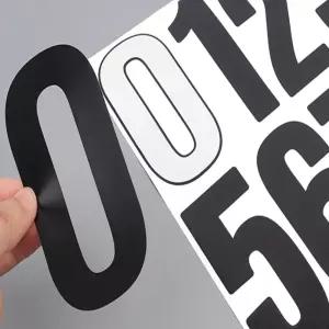 제이원잡화점 0-9 DIY 10CM 숫자스티커 1장 꾸미기스티커