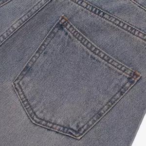 [로아드로아]맥시 데님 컷오프 A라인 롱 스커트 (연청)