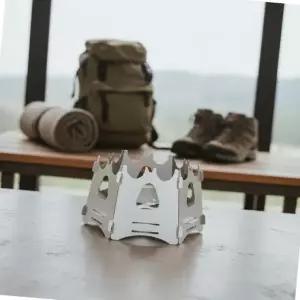 휴대용 접이식 화목난로 미니 캠핑 버너 장작 난로 소형 화로대