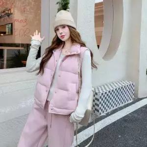여친 베스트+맨투맨 다운 쓰리피스 패딩다운 세트 잠바 1PICK1