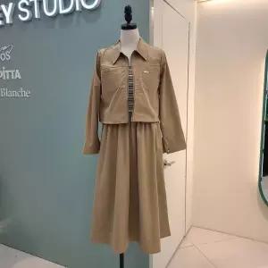 [수스]점퍼 원피스셋트S261BOP354 /베이지,다크그레이_YS