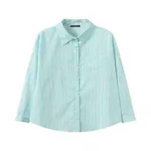 [르샵]파스텔 스트라이프 루즈핏 긴팔 셔츠 (DQ1BA027A)