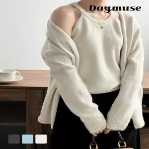 [모어오브]헤르 니트 SET 가디건 나시 세트