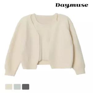 [모어오브](N) 헤르 니트 SET 가디건 나시 세트