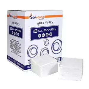 테이블 뽑아쓰는 냅킨 200x102mmx70매x100밴드 티슈 식당휴지