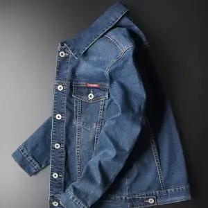EAMT 남자 청자켓 솔리드 데님 봄가을 오버사이즈 캐주얼 카고 점퍼 YJ1
