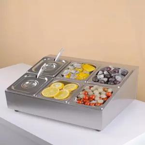 미니 반찬냉장고 셀프바 식재료 신선유지 간냉식 바트 김밥 밑반찬 투명 뷔페 쇼케이스 토핑