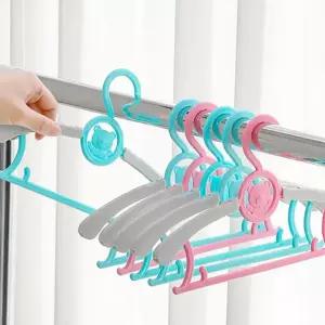 아동 옷걸이 아동용 신생아 아기옷 어린이 옷걸이 아기 조절 플라스틱 늘어나는 수납 소형