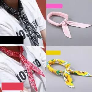 넥쿨링스카프 시원한 여름 목도리 아이스 냉감 프린팅 여름 타원