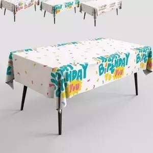 [골드스마일]커버 축하 방수 파티 테이블보 일회용 식탁보 생일 파티장식