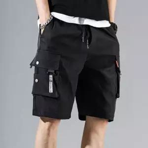 패션 캐주얼 예쁜 5부 남성 카고 반바지 데일리 외출