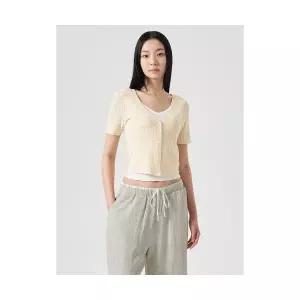 에잇세컨즈 8SECONDS 레이어드 카디건 아이보리 35465AJQ20 1714812