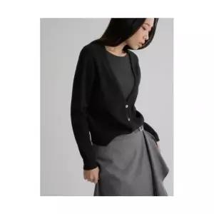 매장정품 에잇세컨즈 8SECONDS 레이어드 카디건 블랙 35615ASMG5 678880