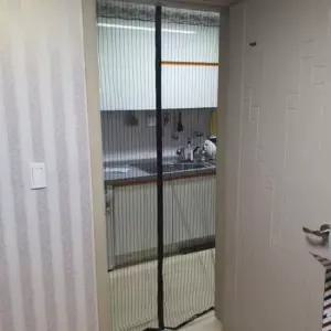 [SBD] 망 현관 방충망 스트라이프 방문 블랙 모기장 현관 문 방충