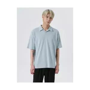 매장정품 에잇세컨즈 8SECONDS 쿨터치 카라 티셔츠 스카이 블루 (424542LY4Q) 424542LY4Q 679776