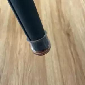 실리콘의자다리캡 긁힘방지 실리콘의자발캡 원형 소형 완전투명 4P