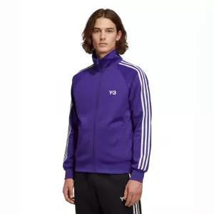 Y-3 와이쓰리 3S 트랙탑 JF0667 퍼플 3스트립 집업 져지 자켓